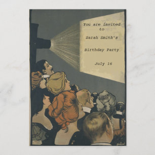 Vintage Movie Invitation
