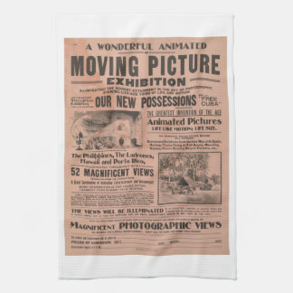 Vintage Movie Poster Tea Towel