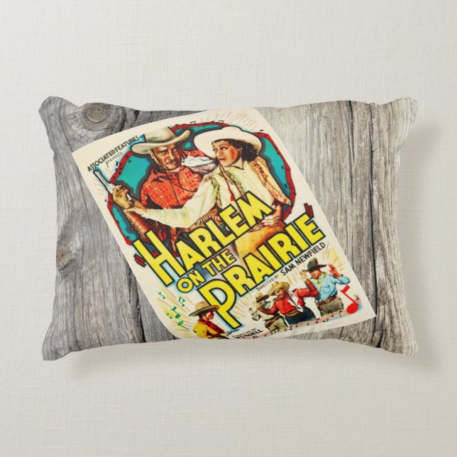 "Vintage Movie Posters" Decorative Cushion (Front)