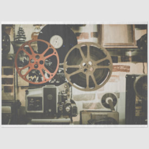 Vintage Movie Reel 20x30 Decoupage Background Tissue Paper