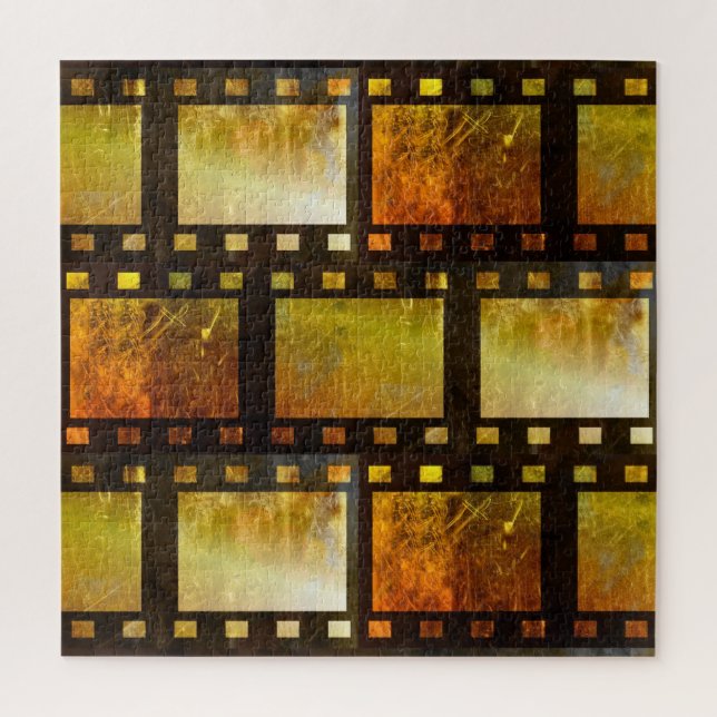Vintage movie reel film jigsaw puzzle (Vertical)