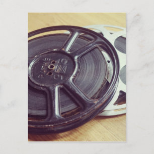Vintage Movie reel film Postcard