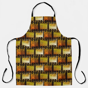 Vintage movie reel film theatre classic apron