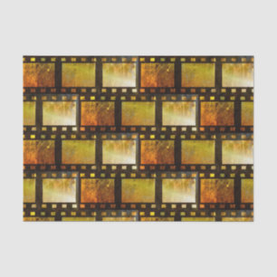 Vintage movie reel film tissue paper