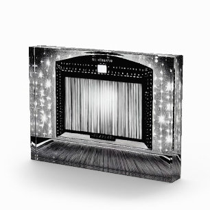 Vintage Movie Theatre Photo Block