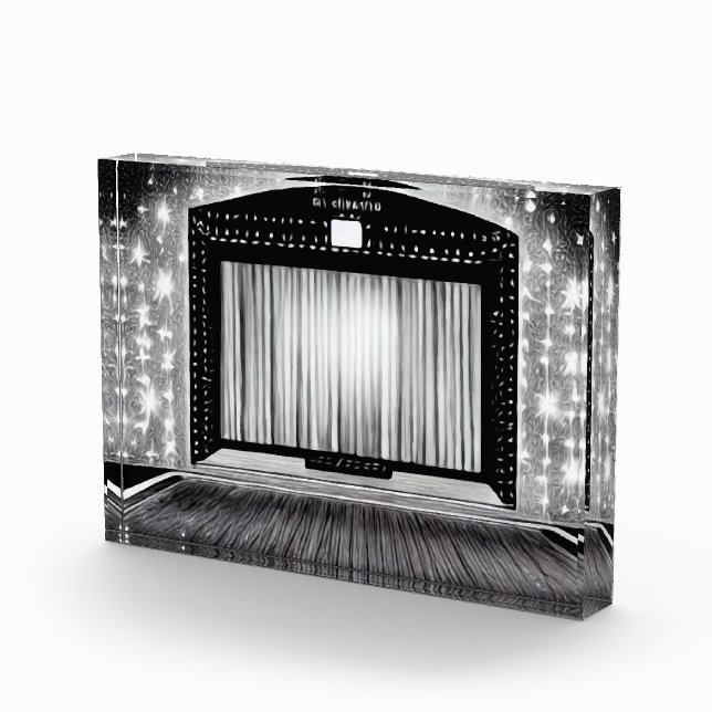 Vintage Movie Theatre Photo Block (Right)