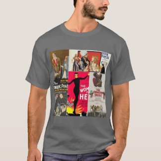 Vintage Movies Horror Montage 10 friends T-Shirt