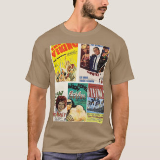 Vintage Movies Picture Montage 15 retro T-Shirt