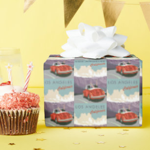 Vintage Moving To Los Angeles California Gift  Wrapping Paper