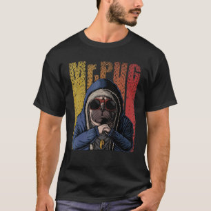 Vintage Mr Pug Pug Dog Pug Dad Father's Day T-Shirt