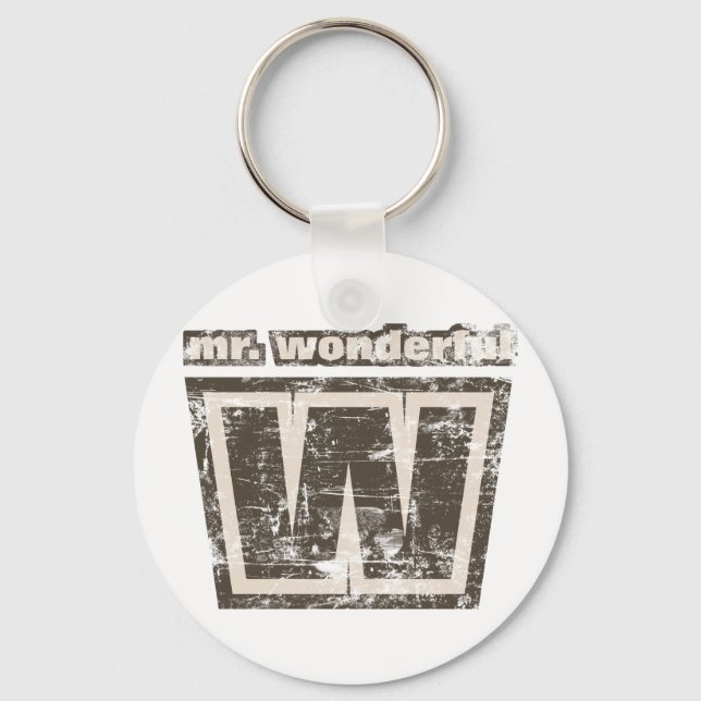 Vintage Mr Wonderful Key Ring (Front)