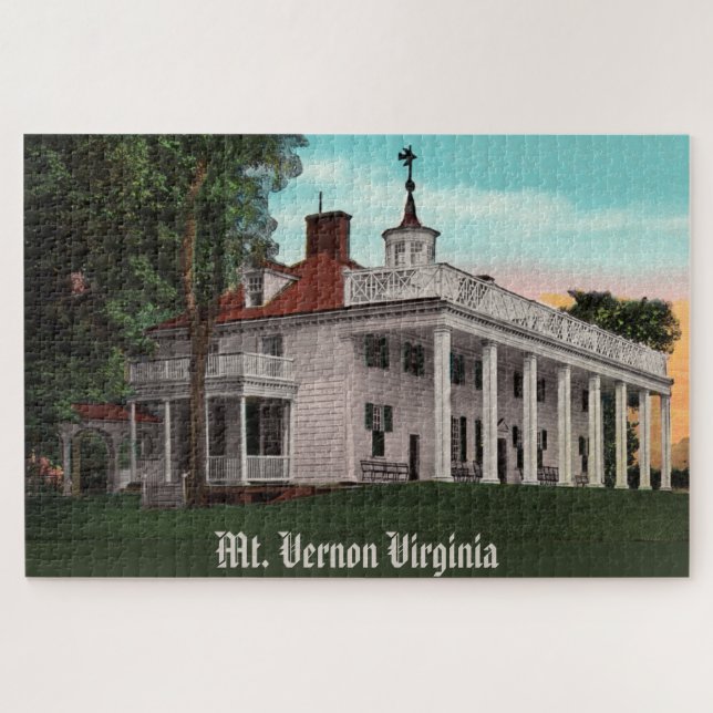 Vintage Mt. Vernon Large Puzzle (Horizontal)