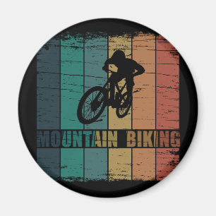 Vintage Mtb Downhill Mountain Bike Magnet