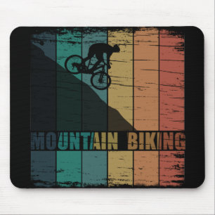 Vintage MTB Downhill Mountain Biking Mouse Mat