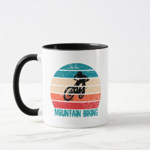 Vintage Mtb Downhill Mountain Biking Mug