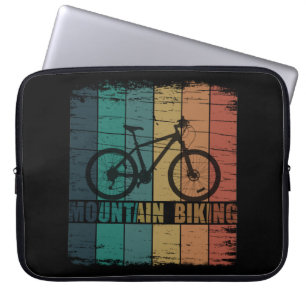 Vintage Mtb Mountain Biking Laptop Sleeve