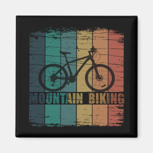 Vintage Mtb Mountain Biking Magnet
