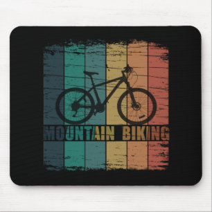 Vintage Mtb Mountain Biking Mouse Mat