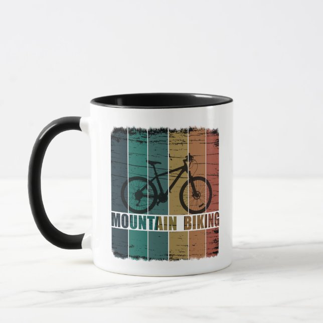 Vintage Mtb Mountain Biking Mug (Left)