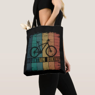 Vintage Mtb Mountain Biking Tote Bag