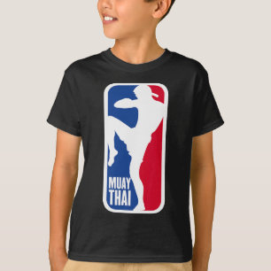 Vintage Muay Thai Fighter Mma Street Fight Kickbox T-Shirt
