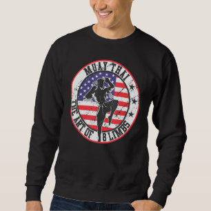 Vintage Muay Thai Karate Boxing Mixed Martial Arts Sweatshirt