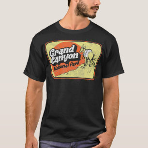 Vintage Mule Grand Canyon National Park Donkey Dis T-Shirt