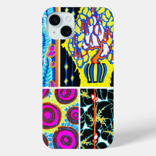 Vintage Multi-Pattern Phone Case