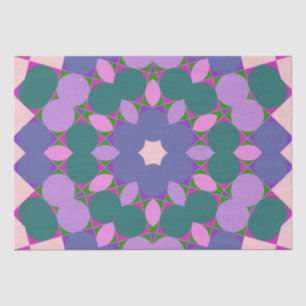 Vintage multicolor pattern tissue paper
