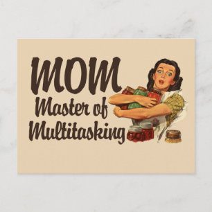 Vintage Mum Postcard