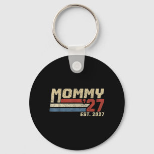 Vintage Mummy 2027 New Mum 2027 Promoted To Mummy Key Ring