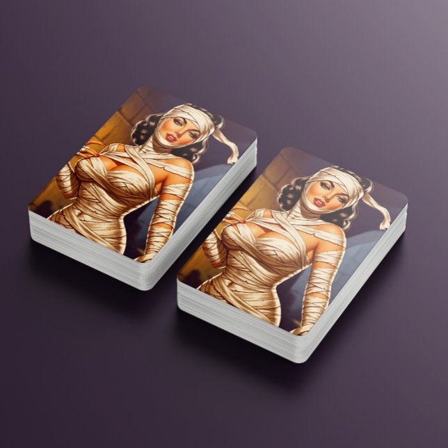 Vintage Mummy Pin-up Playing Cards (Creator Uploaded)