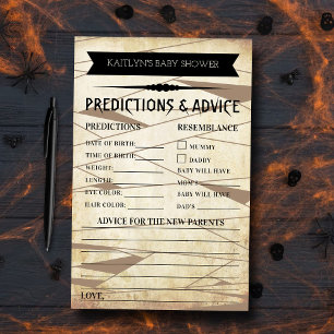 Vintage Mummy To Be   Halloween Baby Shower Advice