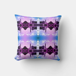 Vintage Munich ludwigstraße University church Thro Cushion