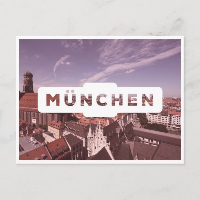 Vintage Munich Munchen Germany  Postcard (Front)