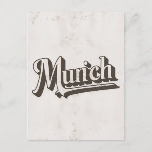 Vintage Munich postcard