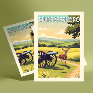 Vintage Murfreesboro Tennessee Postcard