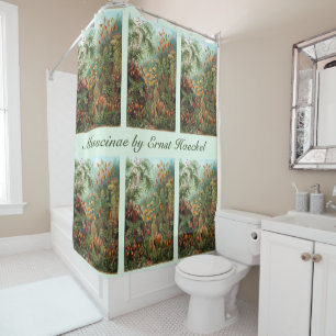 Vintage Muscinae, Moss Plants by Ernst Haeckel Shower Curtain