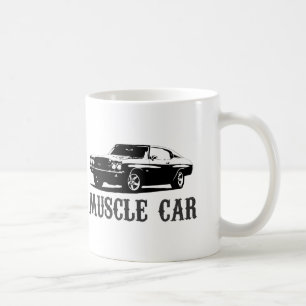 vintage muscle car coffee mug
