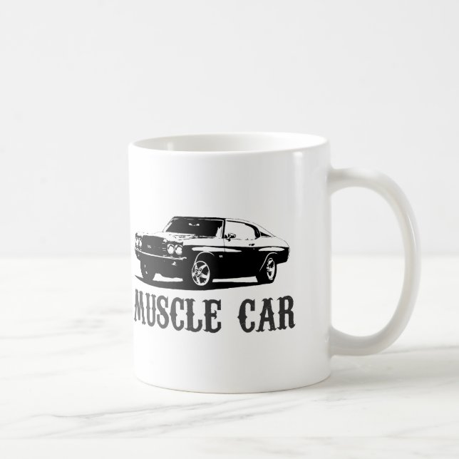 vintage muscle car coffee mug (Right)