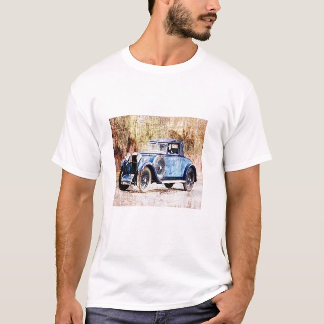 Vintage Muscle Car Graphic Shirt 4 Car Enthusiasts (Front)