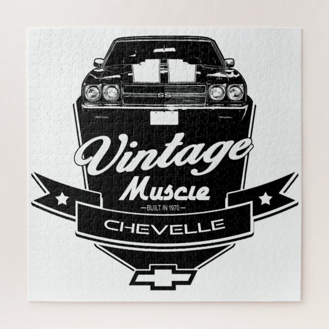 Vintage Muscle Chevelle Jigsaw Puzzle (Vertical)