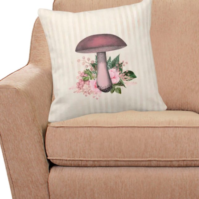 Vintage Mushroom and Floral Compilation Cushion (Creator Uploaded)