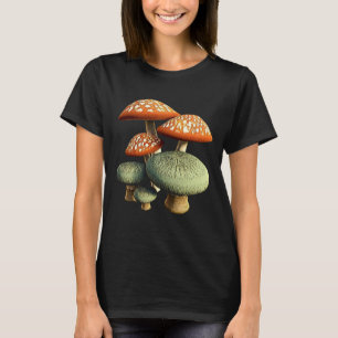 Vintage Mushroom and Nature Addict T-Shirt