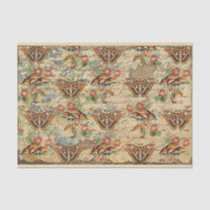 Vintage Mushroom Ephemera Design Series 7 Tissue Paper