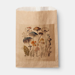 Vintage Mushroom Naturalist Favour Bags