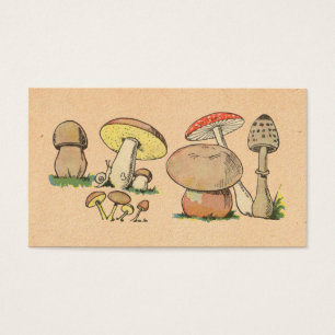 Vintage Mushroom Print