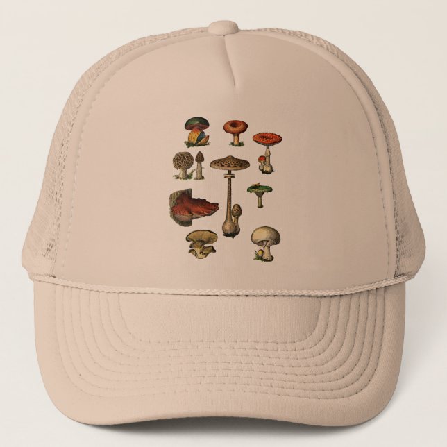 Vintage Mushrooms Hat (Front)