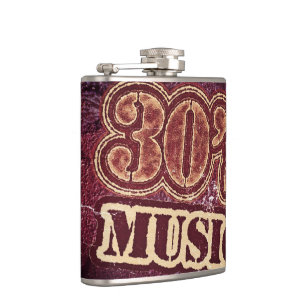 Vintage Music 30's Hip Flask