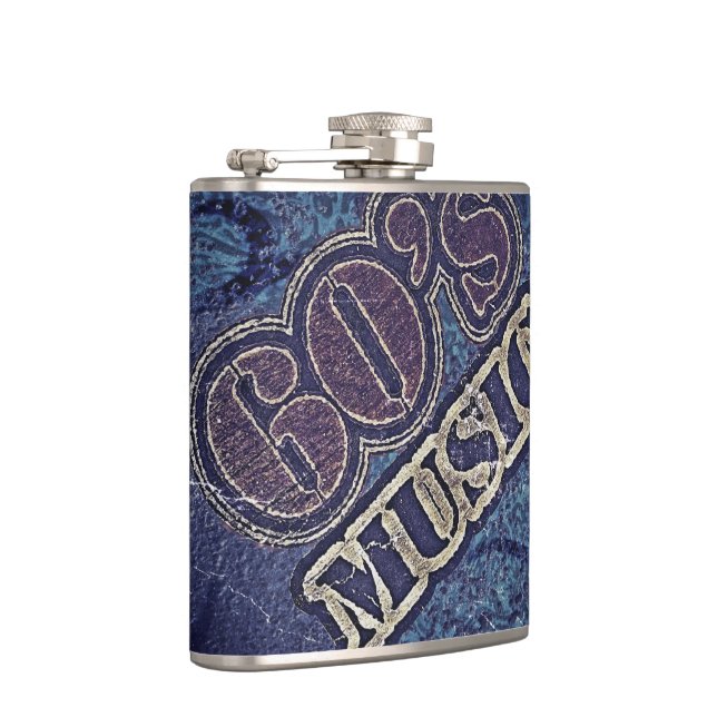 Vintage Music 60's Hip Flask (Right)